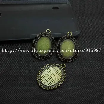Sweet Bell 20pcs/lot Antique Bronze Cameo Cabochon Base Oval Pendant Blanks Setting 18*25mm Cabochon Pendant Settings 6C1018
Sweet Bell 20pcs/lot Antique Bronze Cameo Cabochon Base Oval Pendant Blanks Setting 18*25mm Cabochon Pendant Settings 6C1018