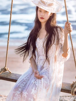 Free Shipping 2019 New Summer Princess Style Women's Long Nightgown High Quality Beige Sleepwear Cotton Lace Vintage Pijamas
Free Shipping 2019 New Summer Princess Style Women's Long Nightgown High Quality Beige Sleepwear Cotton Lace Vintage Pijamas