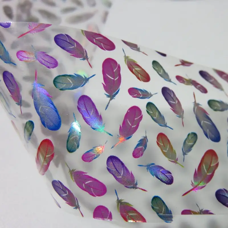 Holographic Color Feather Transfer Foils Tips Clear Sticker Decal Nail Art Glue Polish 100cm*4cm
Holographic Color Feather Transfer Foils Tips Clear Sticker Decal Nail Art Glue Polish 100cm*4cm
