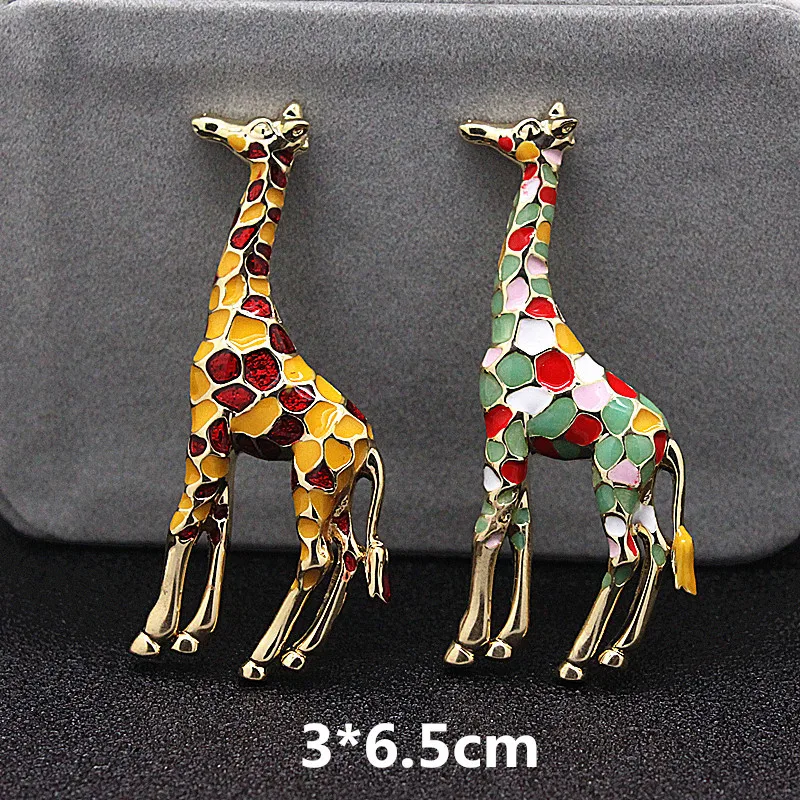 Enamel Giraffe Brooch for Girl Trendy Animal Brooch Pin Fashion Jewelry Golden Color Gift
Enamel Giraffe Brooch for Girl Trendy Animal Brooch Pin Fashion Jewelry Golden Color Gift