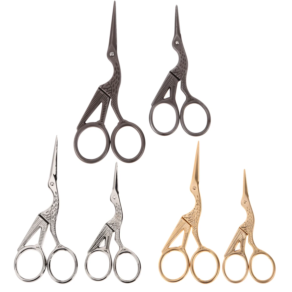 Brand 2PCs 3 Colors Sewing Scissors Heron Egret Scissors Steel Vintage Tailor Scissors For Fabric Craft Household 11.7&4.9cm
Brand 2PCs 3 Colors Sewing Scissors Heron Egret Scissors Steel Vintage Tailor Scissors For Fabric Craft Household 11.7&4.9cm