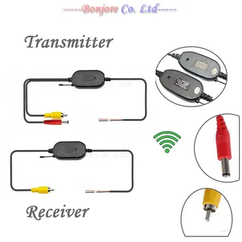 2.4G Wireless transmitter and receiver for Car Reverse Rear View backup Camera and Monitor Parking Assistance
2.4G Wireless transmitter and receiver for Car Reverse Rear View backup Camera and Monitor Parking Assistance