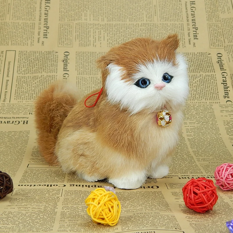 simulation yellow cat model with bell,polyethylene&furs sounds miaow cat 16x15cm prop,home decoration Xmas gift w1264
simulation yellow cat model with bell,polyethylene&furs sounds miaow cat 16x15cm prop,home decoration Xmas gift w1264