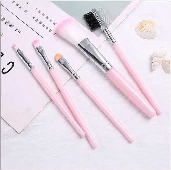 5pcs High Quality Women's Makeup Brushes Full Professional Powder Eyeshadow Eyelash Cheek Color Brush Set Hot Sale Cosmetic Tool
5pcs High Quality Women's Makeup Brushes Full Professional Powder Eyeshadow Eyelash Cheek Color Brush Set Hot Sale Cosmetic Tool