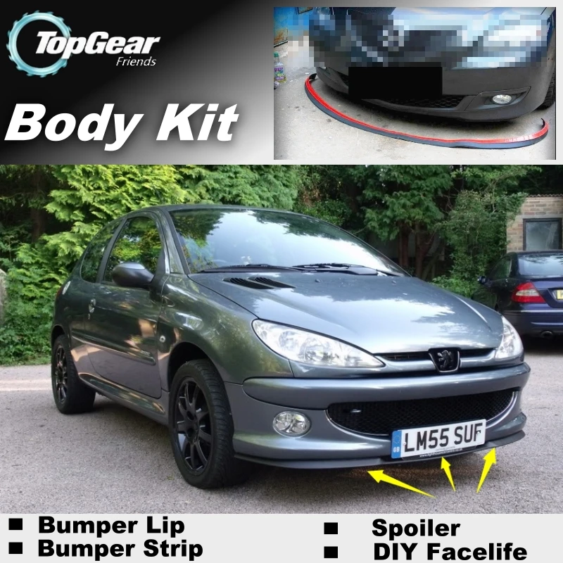 Bumper Lip Deflector Lips For Peugeot 206 / Naza 206 Front Spoiler Skirt For Top Gear Friends Car View Tune / Body Kit / Strip
Bumper Lip Deflector Lips For Peugeot 206 / Naza 206 Front Spoiler Skirt For Top Gear Friends Car View Tune / Body Kit / Strip