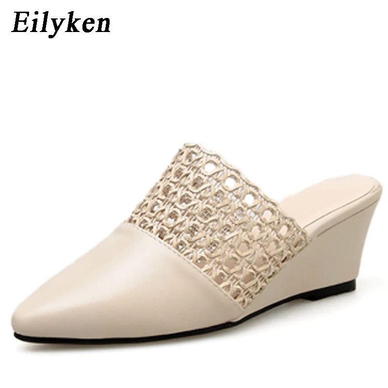 Eilyken Black Apricot Women Sandals Slip On hollow Out Casual Shoes Slipper Outdoor Slide Wedges Heel Women shoes size 35-40
Eilyken Black Apricot Women Sandals Slip On hollow Out Casual Shoes Slipper Outdoor Slide Wedges Heel Women shoes size 35-40