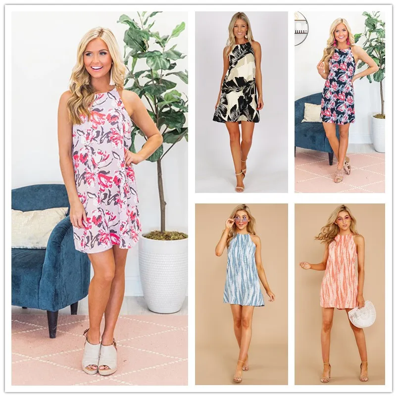 New Arrival 2019 Summer Beach Short Dress Fashion Women Chiffon Dress Casual Tank Loose Print Dress Sexy Off Shoulder Mini Dress
New Arrival 2019 Summer Beach Short Dress Fashion Women Chiffon Dress Casual Tank Loose Print Dress Sexy Off Shoulder Mini Dress