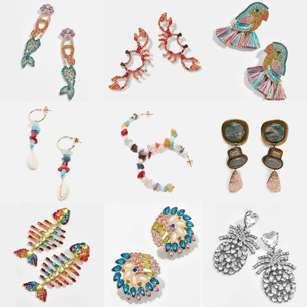 Best lady New Brand Design ZA Crystal Drop Earrings for Women BA Jewelry Colorful Bohemian Wedding Handmade Party Dangle Earings
Best lady New Brand Design ZA Crystal Drop Earrings for Women BA Jewelry Colorful Bohemian Wedding Handmade Party Dangle Earings