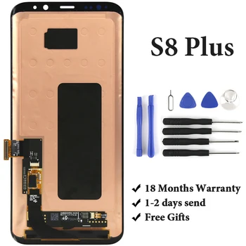 For S8 plus lcd display with frame no dead pixel For mobile phone G955 lcd OEM quality lcd screen assambly replacement
For S8 plus lcd display with frame no dead pixel For mobile phone G955 lcd OEM quality lcd screen assambly replacement