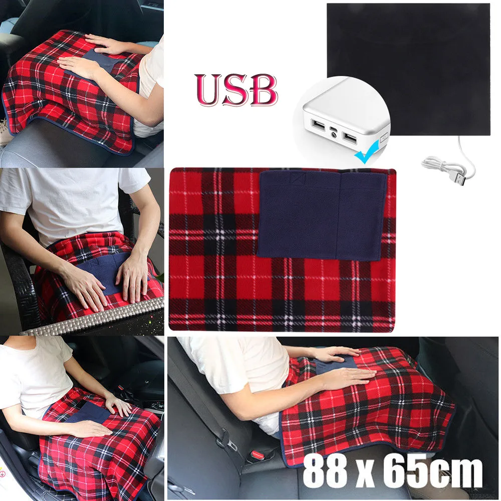 Electric Warm Blanket Portable 5V USB Electric Heated Car Office Use Cold Winter Keeping Warm Blanket Cover Heater T6#
Electric Warm Blanket Portable 5V USB Electric Heated Car Office Use Cold Winter Keeping Warm Blanket Cover Heater T6#