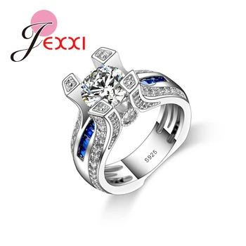 New Luxury Design Fashion Rings For Woman Vintage 925 Sterling Silver Women Wedding Engagement Ring Jewelry Bridal 
New Luxury Design Fashion Rings For Woman Vintage 925 Sterling Silver Women Wedding Engagement Ring Jewelry Bridal