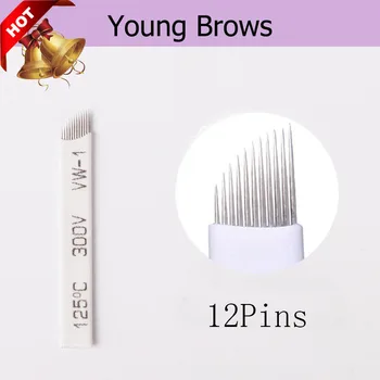 12 Pins 0.2mm OEM/Logo 3D Microblading Needle Permanent Makeup needle eyebrow tattoo needle For 3D Embroidery Microblading
12 Pins 0.2mm OEM/Logo 3D Microblading Needle Permanent Makeup needle eyebrow tattoo needle For 3D Embroidery Microblading