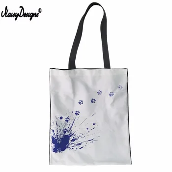 NOISYDESIGNS Canvas Handbags For Women Art Cat Footprint Pattern Printing Totes Girls Customzied Michael Female Luxury bag
NOISYDESIGNS Canvas Handbags For Women Art Cat Footprint Pattern Printing Totes Girls Customzied Michael Female Luxury bag