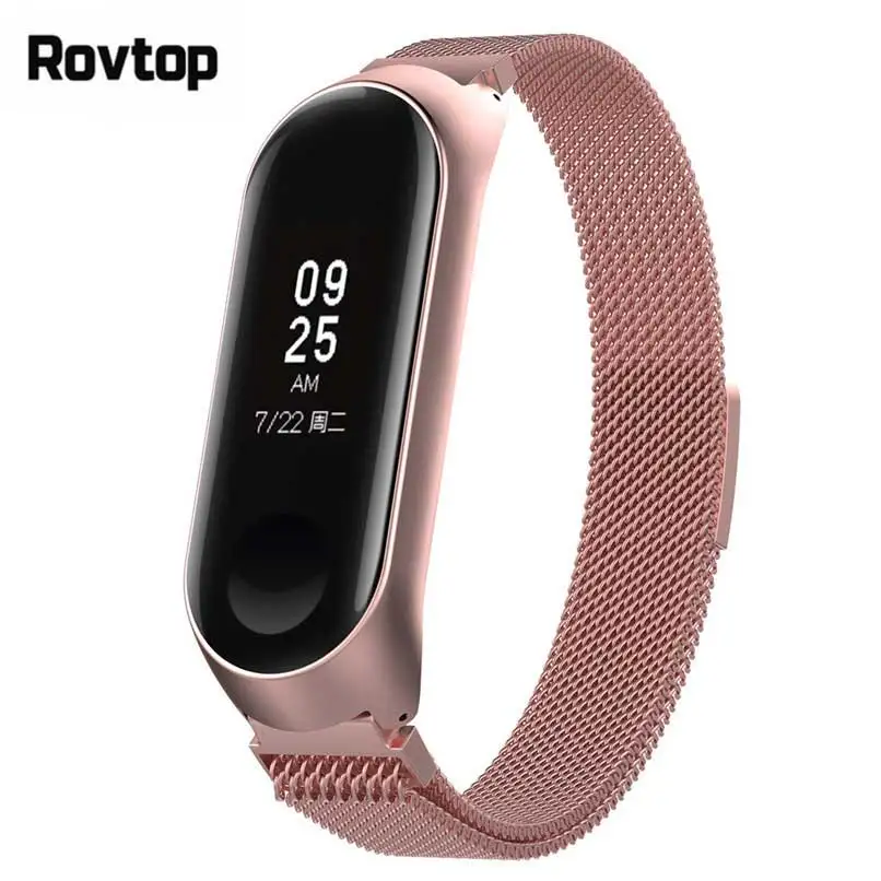 Rovtop Strap For Xiaomi Mi Band 3 Strap For Xiaomi Miband 3 Bracelet For Xiaomi Mi Band 4 Magnet Metal Stainless Steel
Rovtop Strap For Xiaomi Mi Band 3 Strap For Xiaomi Miband 3 Bracelet For Xiaomi Mi Band 4 Magnet Metal Stainless Steel