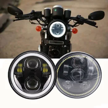 Motorcycle Accessories 5.75 LED Headlight 5 3/4 Inch Headlamp With White Halo Hi Low Beam 40W 45W 
Motorcycle Accessories 5.75 LED Headlight 5 3/4 Inch Headlamp With White Halo Hi Low Beam 40W 45W