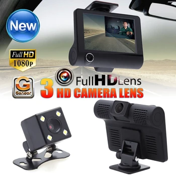 4 inch Dual Lens 1080P Car DVR Rearview Video Dash Cam Recorder Camera G-sensor High-definition Car Video Player ME3L
4 inch Dual Lens 1080P Car DVR Rearview Video Dash Cam Recorder Camera G-sensor High-definition Car Video Player ME3L