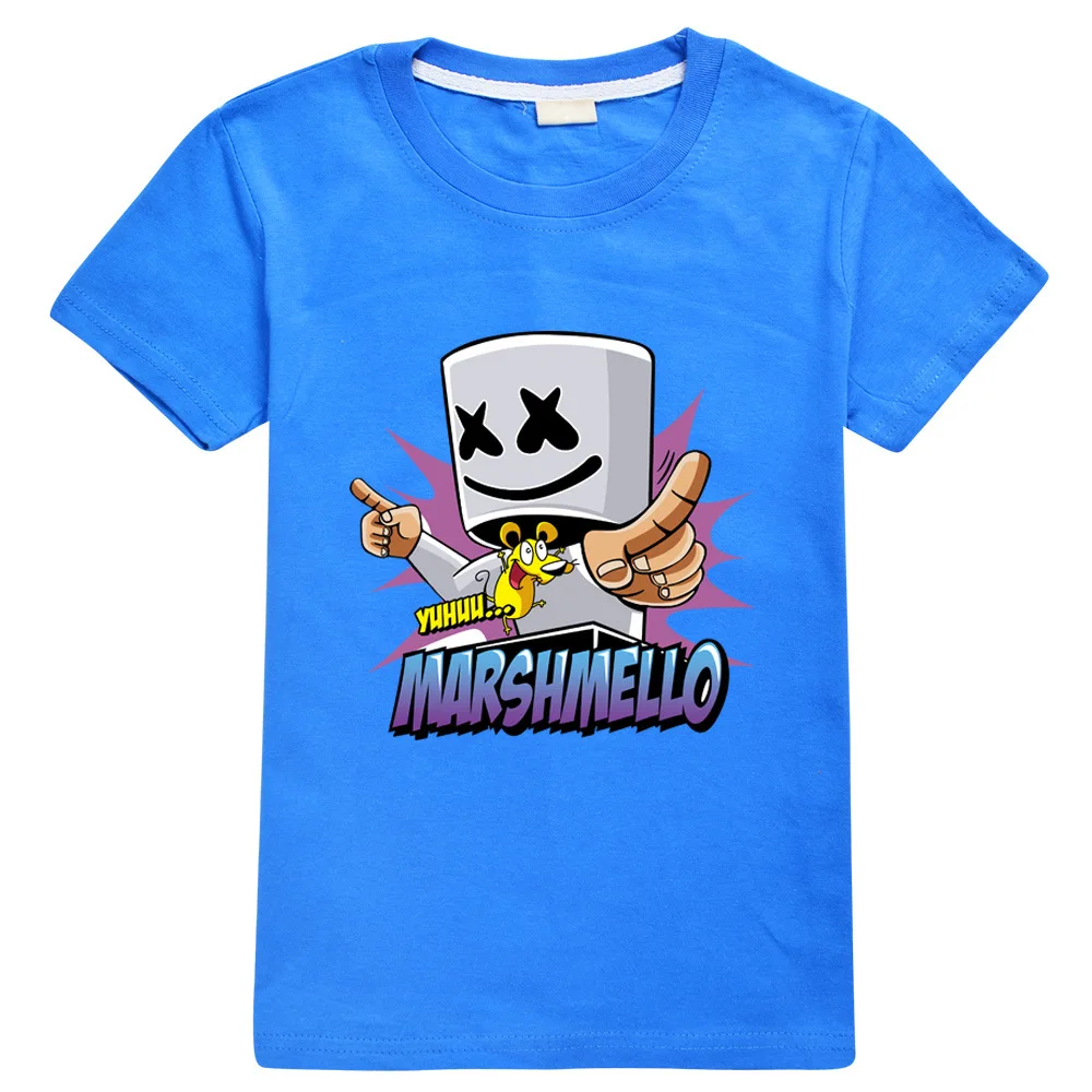 Modis dj marshmello Kids t shirts hoodie clothes Child Black New summer top Short Sleeve T-shirt for Girls Boys 100%cotton
Modis dj marshmello Kids t shirts hoodie clothes Child Black New summer top Short Sleeve T-shirt for Girls Boys 100%cotton