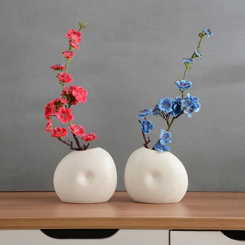Traditional Chinese Ceramic vase Buddhist mood Plum blossom Flat bottle Vases Dry flowers Crafts Home decoration Bottles
Traditional Chinese Ceramic vase Buddhist mood Plum blossom Flat bottle Vases Dry flowers Crafts Home decoration Bottles