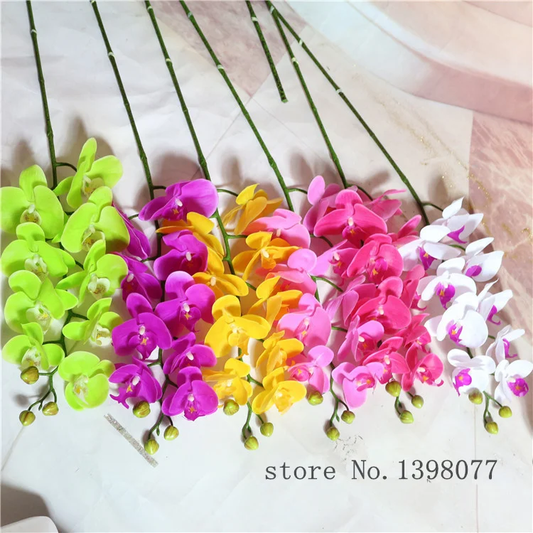 9 HEADS 95cm artificial orchid flower source material real touch soft high quality
9 HEADS 95cm artificial orchid flower source material real touch soft high quality