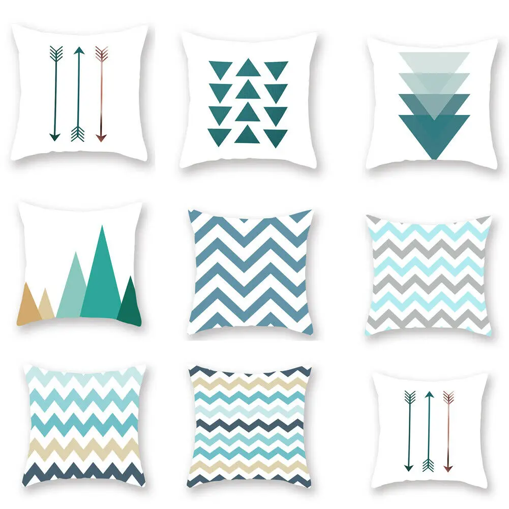 18'' Modern Geometric Cushion Covers Pillow Case Waist Throw Cushion Cover Sofa Polyester Cotton Home Decor Novelty
18'' Modern Geometric Cushion Covers Pillow Case Waist Throw Cushion Cover Sofa Polyester Cotton Home Decor Novelty