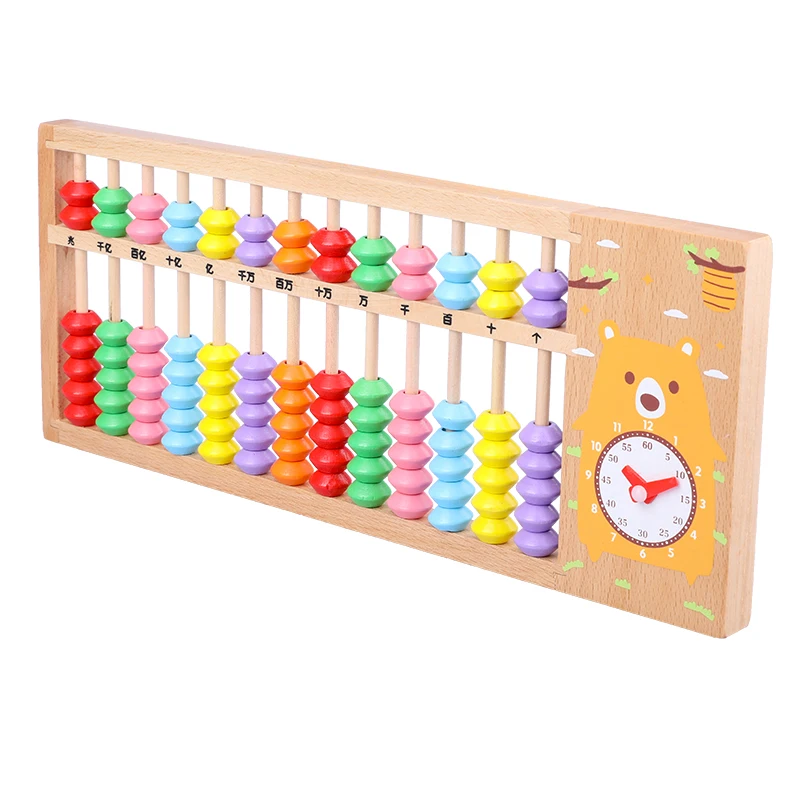 Free shipping Beech 13 stalls wooden abacus primary school children to learn mathematics teaching aids Wood educational toys
Free shipping Beech 13 stalls wooden abacus primary school children to learn mathematics teaching aids Wood educational toys