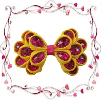 16pcs Hand Customize Hair Accessories High Grosgrain Ribbons teeth alligator clip 3.5" Crystal Bow Free Shipping For Girl /Women
16pcs Hand Customize Hair Accessories High Grosgrain Ribbons teeth alligator clip 3.5" Crystal Bow Free Shipping For Girl /Women