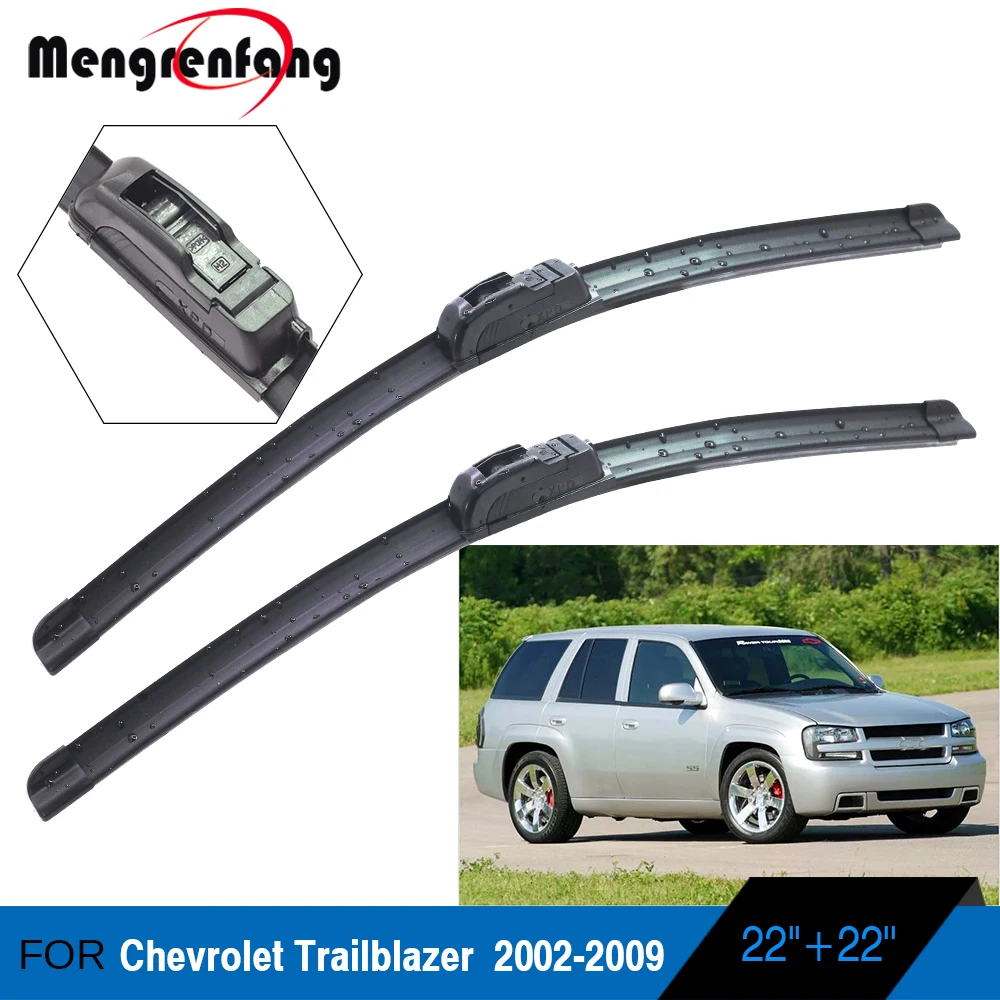2 Pieces Car Front Windscreen Wiper Blades Soft Rubber Wiper For Chevrolet Trailblazer North American Version 2002-2009
2 Pieces Car Front Windscreen Wiper Blades Soft Rubber Wiper For Chevrolet Trailblazer North American Version 2002-2009