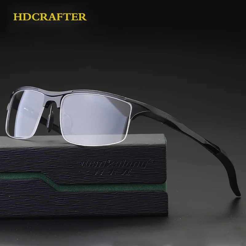 HDCRAFTER Aluminun Alloy Glasses Frame Men Prescription Optical Myopia Eyeglasses Frames Brand Designer Sunglasses frame
HDCRAFTER Aluminun Alloy Glasses Frame Men Prescription Optical Myopia Eyeglasses Frames Brand Designer Sunglasses frame