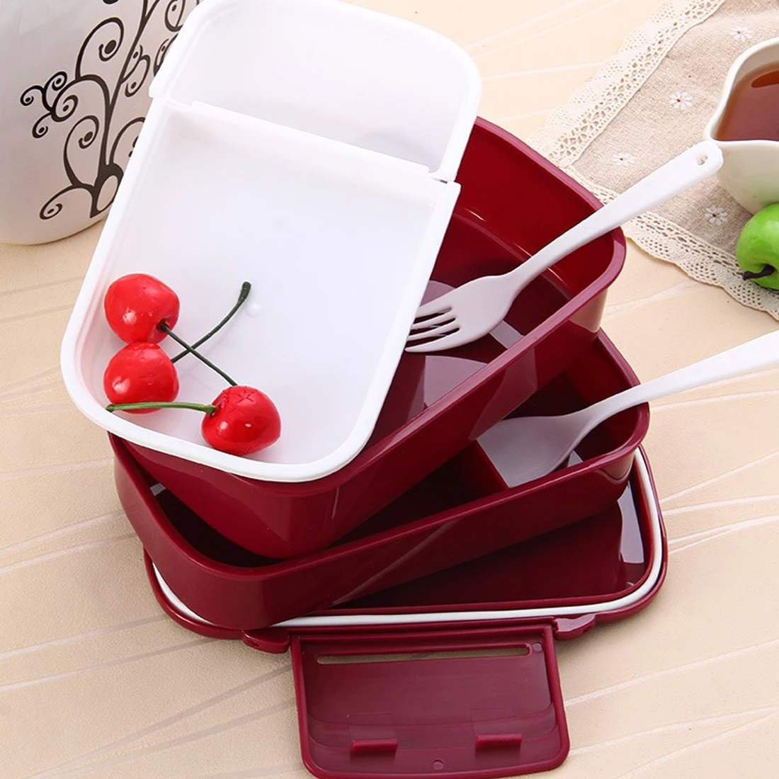 1Pc Healthy Material 2 Layer Lunch Bento Boxes Microwave Dinnerware Food Storage Container Lunchbox Japan Style
1Pc Healthy Material 2 Layer Lunch Bento Boxes Microwave Dinnerware Food Storage Container Lunchbox Japan Style