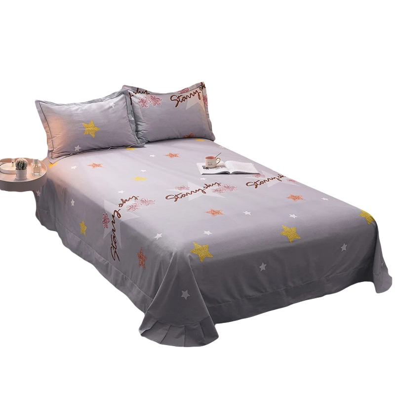 Gray Stars Pattern Bed Cover Cubrecama Bedspread Bedclothes Sheets Single Student Dormitory Sheets 1.8 Meters Double ed Sheets
Gray Stars Pattern Bed Cover Cubrecama Bedspread Bedclothes Sheets Single Student Dormitory Sheets 1.8 Meters Double ed Sheets