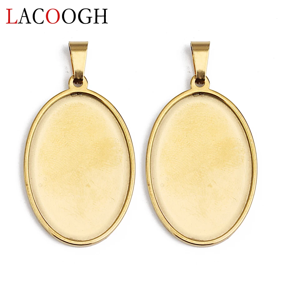 Wholesale 5pcs Oval Round Cabochon Base Setting 18*25mm 30*40mm fit Glass Cameo for Necklace DIY Handmade Jewelry Making Finding
Wholesale 5pcs Oval Round Cabochon Base Setting 18*25mm 30*40mm fit Glass Cameo for Necklace DIY Handmade Jewelry Making Finding
