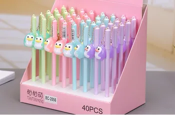 korea funny penguin pendant gel pen cartoon stationery prize gift kawaii office writing student pen black ink pen 0.5mm 40pc/lot
korea funny penguin pendant gel pen cartoon stationery prize gift kawaii office writing student pen black ink pen 0.5mm 40pc/lot