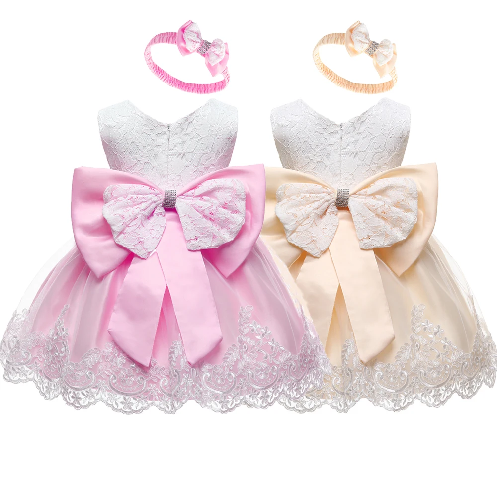 Bow Baby Girls Dress Lace Birthday Present Princess Dresses For Baby Girls Party Formal Clothes Kids Christmas Costume
Bow Baby Girls Dress Lace Birthday Present Princess Dresses For Baby Girls Party Formal Clothes Kids Christmas Costume