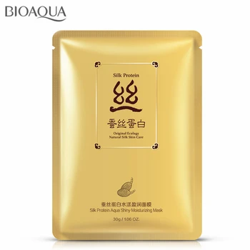 New 30g*6pcs Silk Protein Aqua Shiny Moisturizing Facial Mask Face Mask Ageless Shrink Pores Anti Aging Anti Wrinkle Skin Care 
New 30g*6pcs Silk Protein Aqua Shiny Moisturizing Facial Mask Face Mask Ageless Shrink Pores Anti Aging Anti Wrinkle Skin Care
