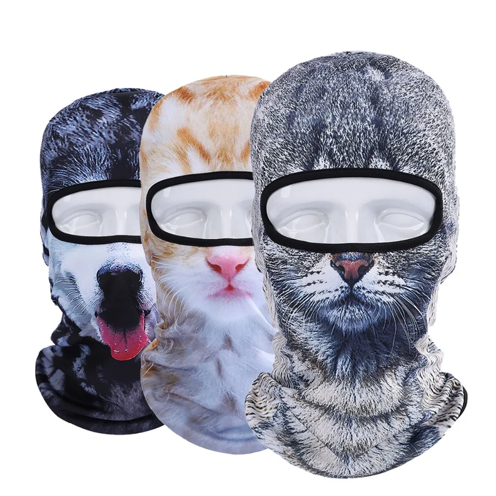 New 3D Animal Dog Cat Balaclava Cap Halloween Hats Bicycle Skiing Sports Protection Helmet Full Face Mask Windproof Men Women
New 3D Animal Dog Cat Balaclava Cap Halloween Hats Bicycle Skiing Sports Protection Helmet Full Face Mask Windproof Men Women