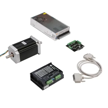 Free Ship to US/EU Stepper Motor 1Axis Nema34 1600oz.in 3.5A Dual shaft Driver DM860A Power supply Medical Dispenser Laser 
Free Ship to US/EU Stepper Motor 1Axis Nema34 1600oz.in 3.5A Dual shaft Driver DM860A Power supply Medical Dispenser Laser