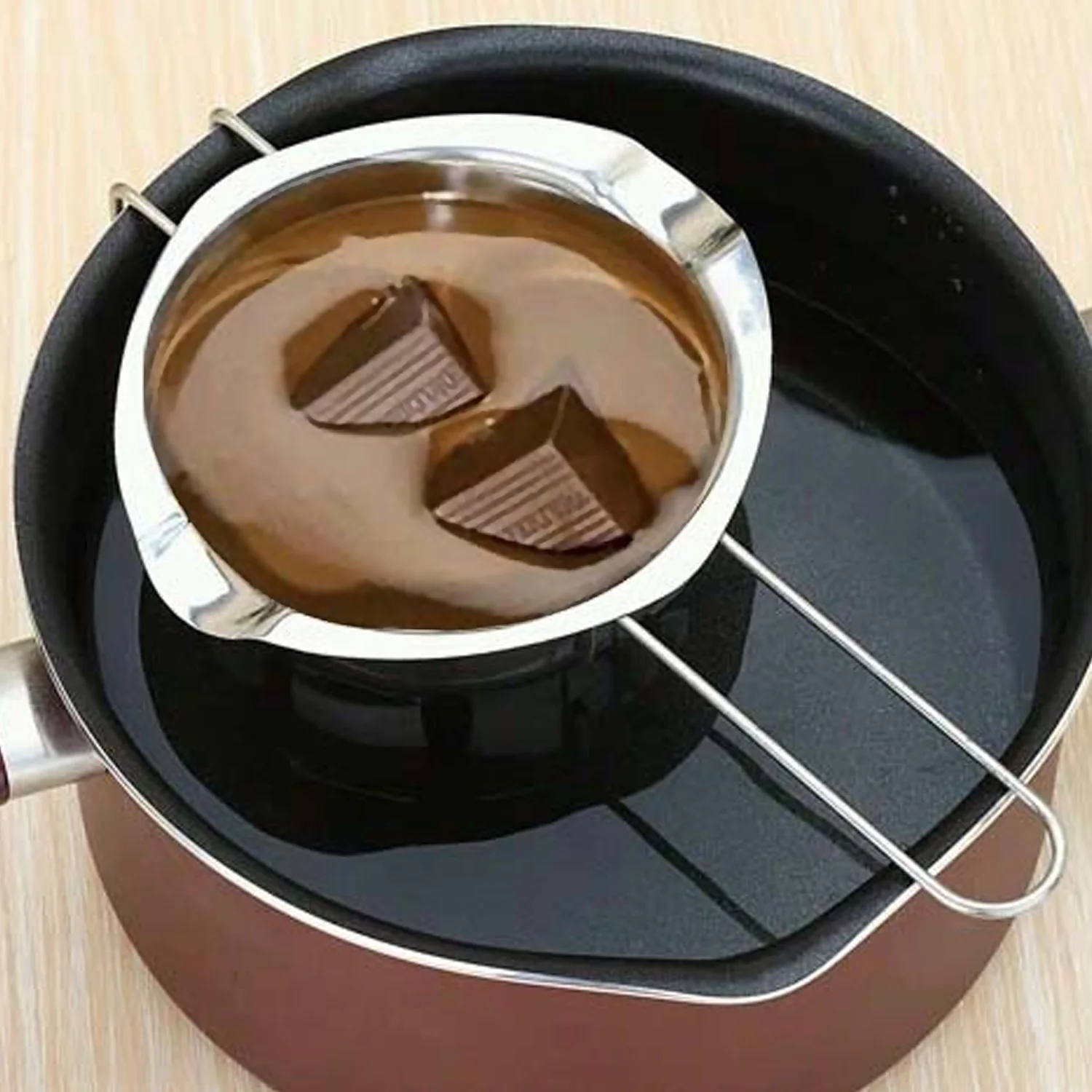 Behogar Stainless Steel Universal Double Boiler Melting Pot for Milk utter Chocolate Cheese Caramel Baking Cooking Tools
Behogar Stainless Steel Universal Double Boiler Melting Pot for Milk utter Chocolate Cheese Caramel Baking Cooking Tools