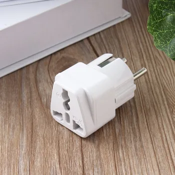Universal Adapter Electrical Plug For AU US UK To EU AC Power Plug Travel Home Socket Converter Adapter White
Universal Adapter Electrical Plug For AU US UK To EU AC Power Plug Travel Home Socket Converter Adapter White