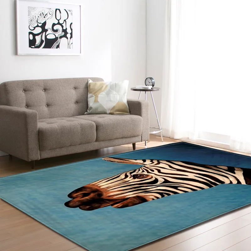 Modern animals Carpets For Living Room Home Bedroom Zebra deer printed Carpet Coffee Table Area Rugs Tapete Delicate Floor Mats
Modern animals Carpets For Living Room Home Bedroom Zebra deer printed Carpet Coffee Table Area Rugs Tapete Delicate Floor Mats