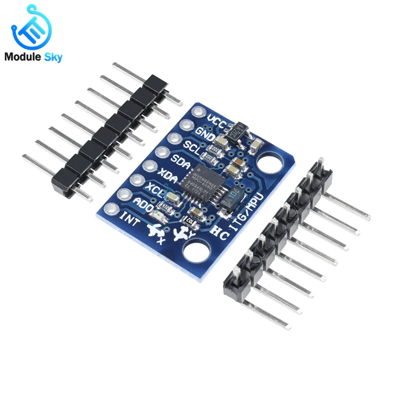 1Pcs Standard GY-521 MPU-6050 MPU6050 Module 3 Axis Analog Gyro Sensors + 3 Axis Accelerometer Module For Arduino
1Pcs Standard GY-521 MPU-6050 MPU6050 Module 3 Axis Analog Gyro Sensors + 3 Axis Accelerometer Module For Arduino