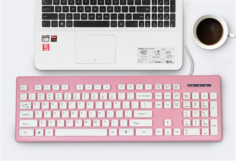 KuWFi 104Keys 1.5M USB Wired Keyboard Ultra-thin Office Keyboard Gaming Keyboard For Apple PC WindowsXP/7/8/10 Mac10.2
KuWFi 104Keys 1.5M USB Wired Keyboard Ultra-thin Office Keyboard Gaming Keyboard For Apple PC WindowsXP/7/8/10 Mac10.2