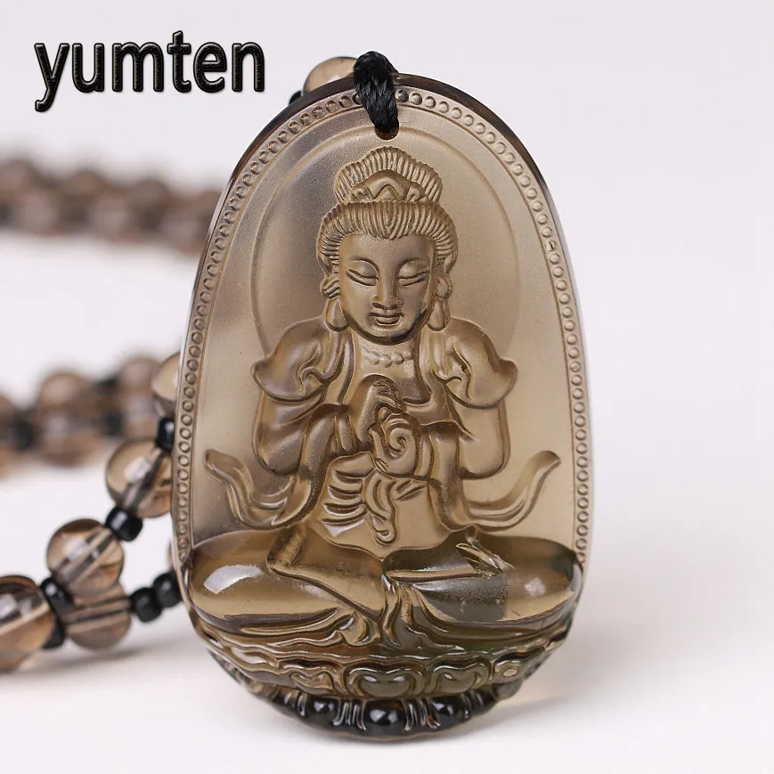 Smoky Quartz Necklace Beaded Chain Pendant Women Sweater Chain Trendy Long Jewellery Buddhism Amulet Ornaments Sculpture
Smoky Quartz Necklace Beaded Chain Pendant Women Sweater Chain Trendy Long Jewellery Buddhism Amulet Ornaments Sculpture