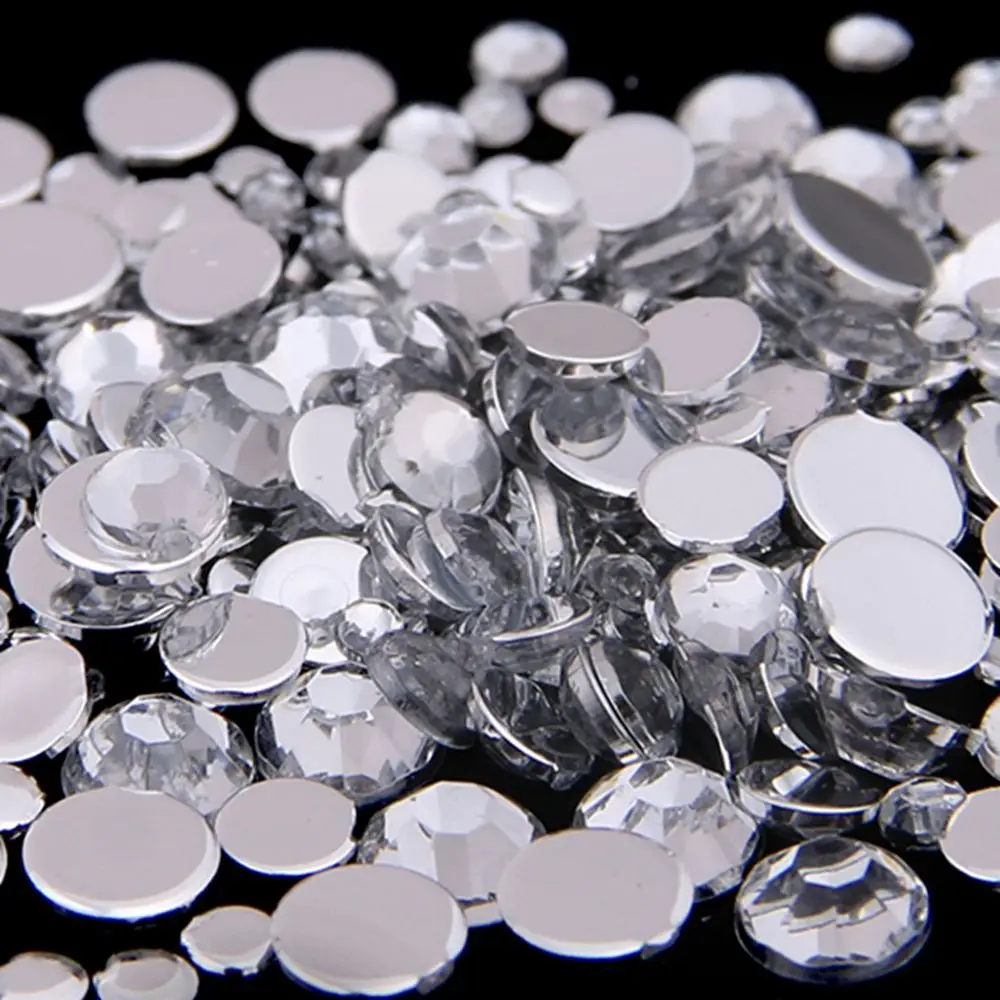 1.5-4mm Mixed Size Round Flatback Acrylic Rhinestones Face Gems Shoes Clothing Decorations Sparkling Jewelry & Accessories Beads
1.5-4mm Mixed Size Round Flatback Acrylic Rhinestones Face Gems Shoes Clothing Decorations Sparkling Jewelry & Accessories Beads