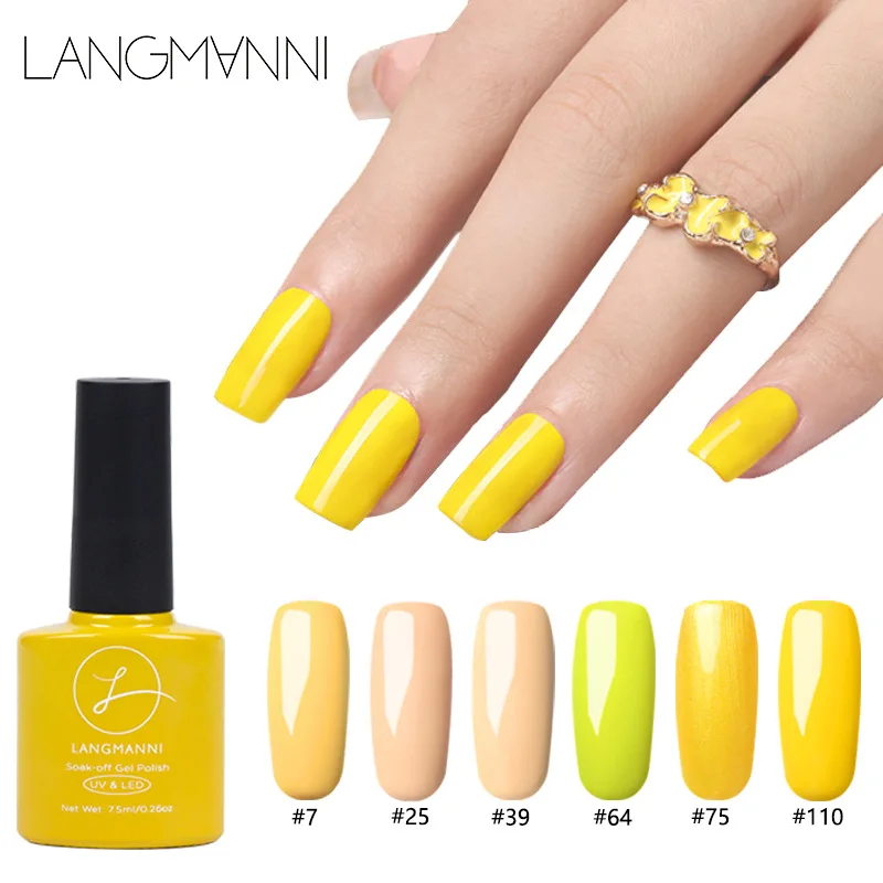 1pc LANGMANNI Solid Color Nail Polish Yellow Series UV Phototherapy Nude Color QQ Glue Pure Color Nail Art Polish Manicure TSLM1
1pc LANGMANNI Solid Color Nail Polish Yellow Series UV Phototherapy Nude Color QQ Glue Pure Color Nail Art Polish Manicure TSLM1