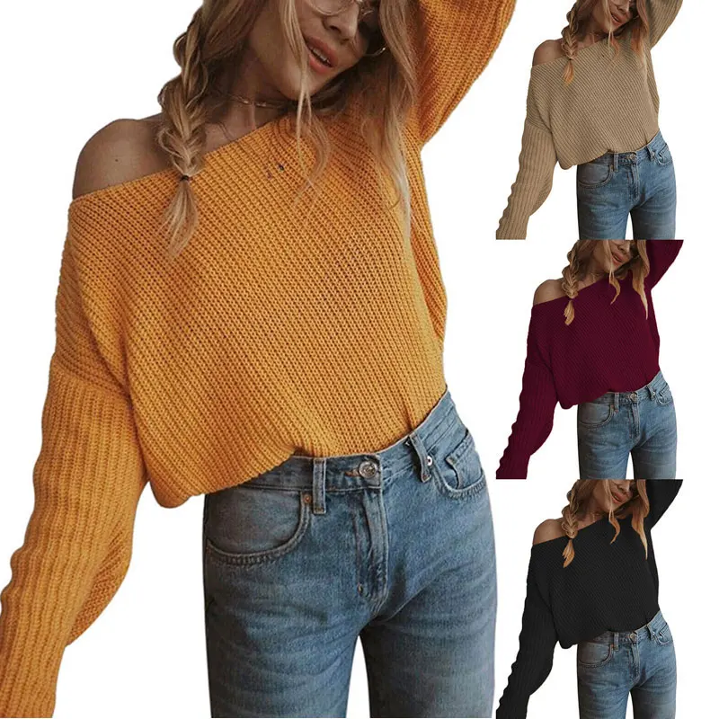 Sexy Off Shoulder Red Sweaters Autumn Loose Black Crop Tops 3XL 2019 Spring Women Long Sleeve Short Pullovers WZL1481
Sexy Off Shoulder Red Sweaters Autumn Loose Black Crop Tops 3XL 2019 Spring Women Long Sleeve Short Pullovers WZL1481