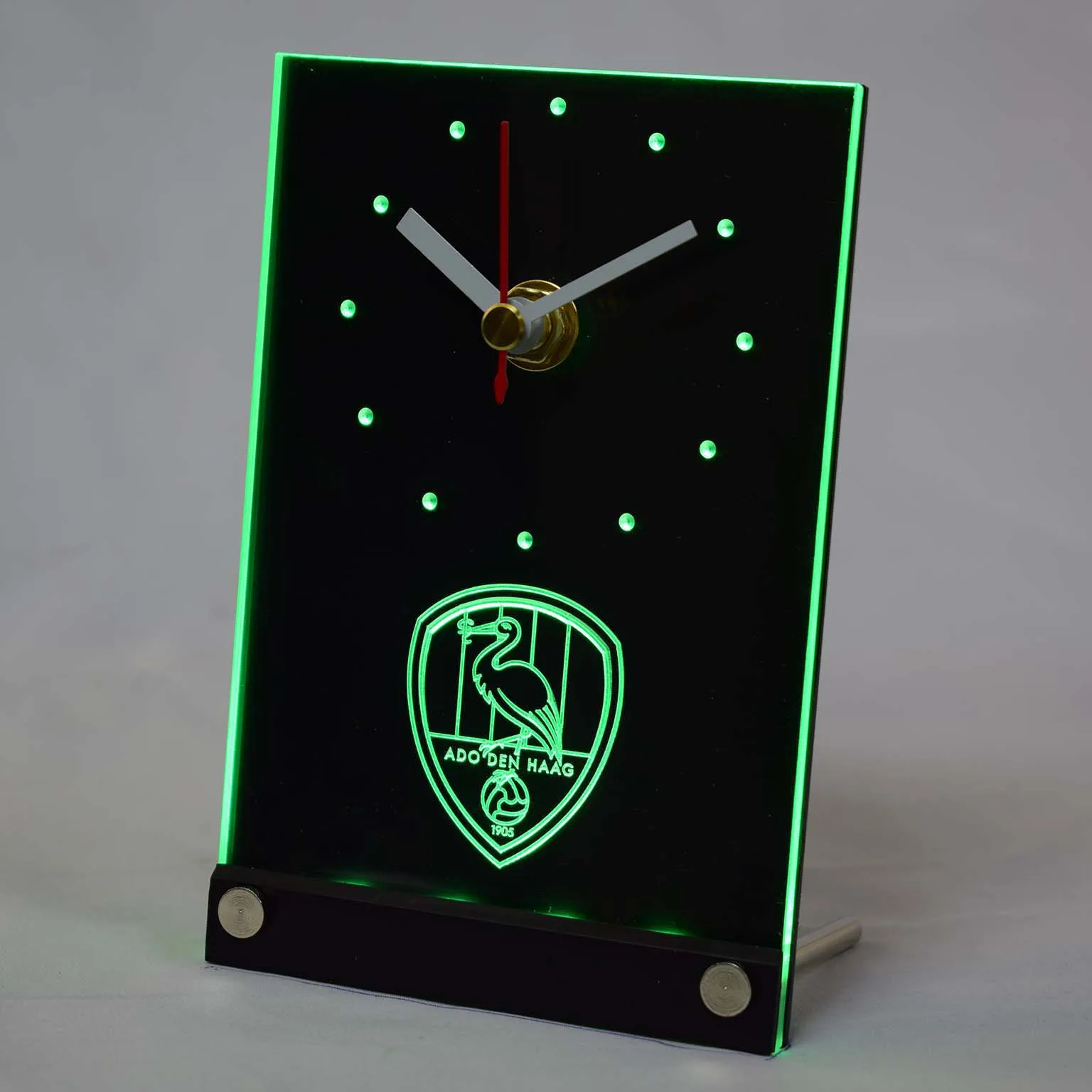 Настольные светодиодные 3d часы tnc1006 ADO Den Haag Eredivisie|3d led clock|3d clockclock |