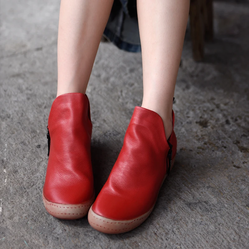 Artmu Original Ankle Boots New Slope Comfortable Spring and Autumn Women Short Boots Handmade Genuine Leather Boots Mother Shoes
Artmu Original Ankle Boots New Slope Comfortable Spring and Autumn Women Short Boots Handmade Genuine Leather Boots Mother Shoes