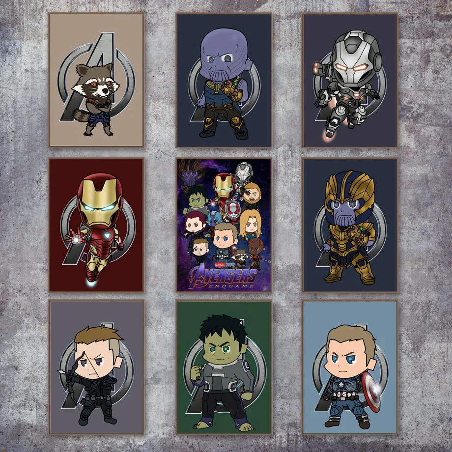 Avengers Thanos Captain America Iron Man Hulk Marvel Posters And Prints Wall Art Canvas Painting Wall Pictures Kids Room Decor
Avengers Thanos Captain America Iron Man Hulk Marvel Posters And Prints Wall Art Canvas Painting Wall Pictures Kids Room Decor