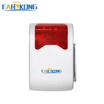 Wireless Strobe Flash Siren 433MHz with LED display the alarm zone number, Long Distance Work And Loud Voice
Wireless Strobe Flash Siren 433MHz with LED display the alarm zone number, Long Distance Work And Loud Voice