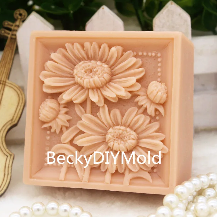 New Product!!1pcs Four-Sunflower (zx143) Silicone Handmade Soap Mold Crafts DIY Mould
New Product!!1pcs Four-Sunflower (zx143) Silicone Handmade Soap Mold Crafts DIY Mould